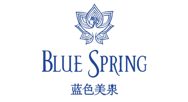 蓝色美泉logo设计含义及设计理念