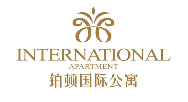 铂顿国际公寓logo设计含义及酒店标志设计理念