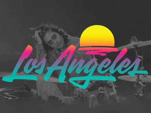 洛杉矶logo设计含义及城市标志设计理念