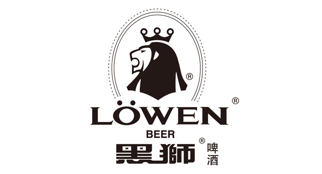 黑狮啤酒标志图片