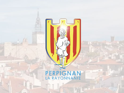 佩皮尼昂logo设计含义及城市标志设计理念