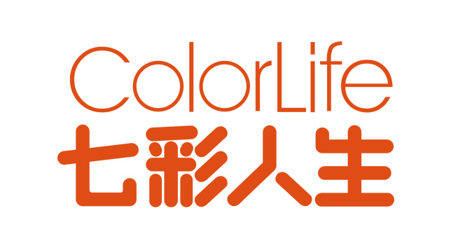 七彩人生logo设计含义及家具标志设计理念