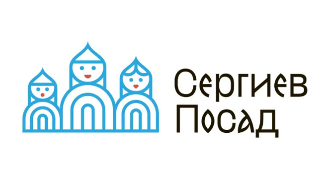 谢尔吉耶夫镇logo设计含义及城市标志设计理念