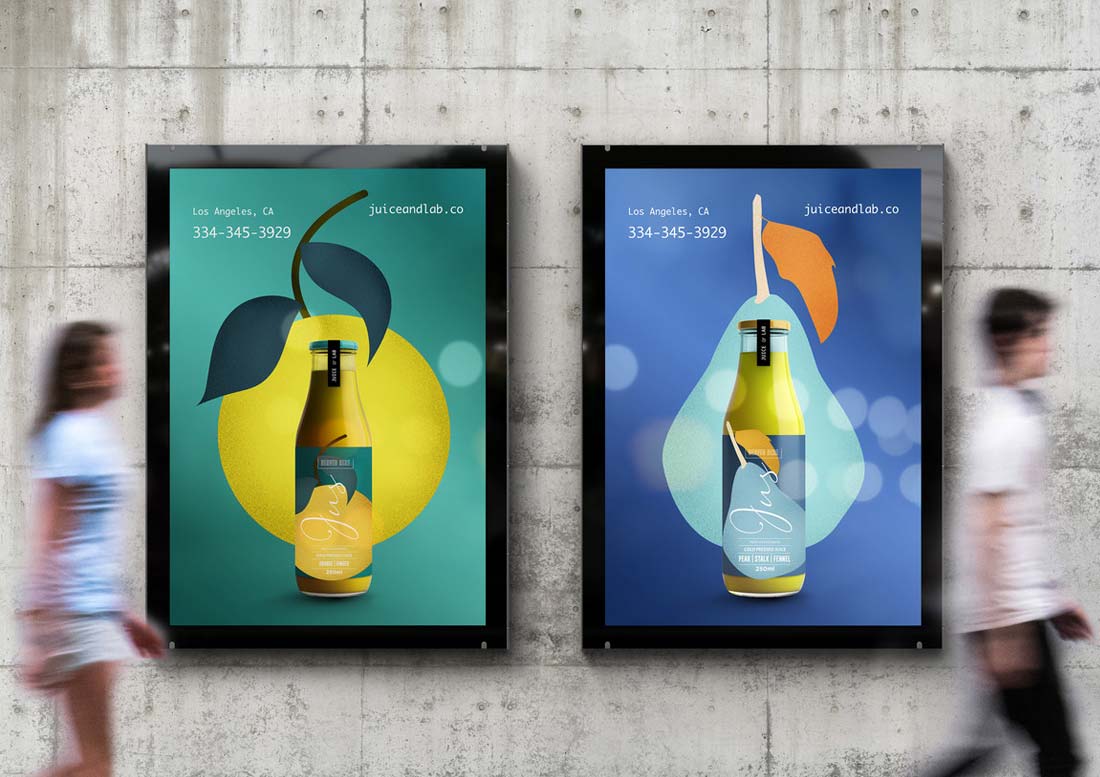 果汁饮料海报设计