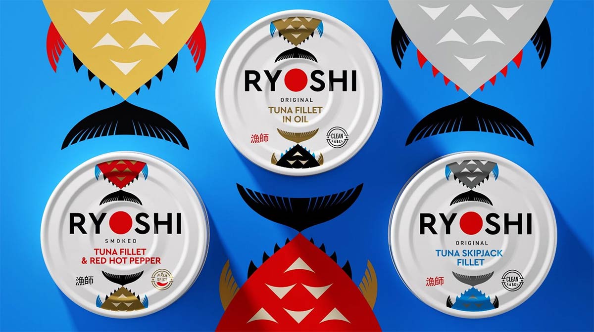 Ryoshi罐头包装设计案例赏析