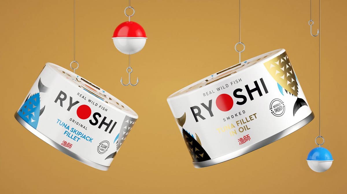 Ryoshi罐头包装设计