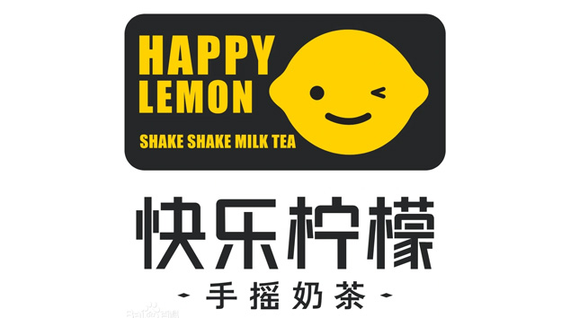 快乐柠檬logo设计含义及餐饮品牌标志设计理念