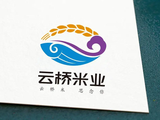 云桥大米logo