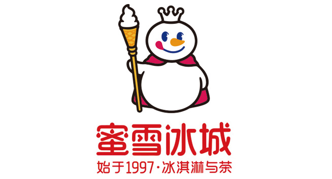 蜜雪冰城logo设计含义及茶品牌标志设计理念