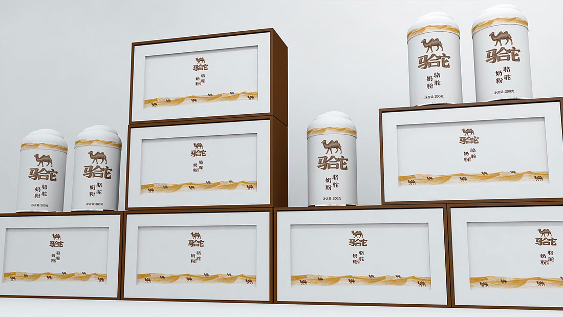 骆驼奶粉包装设计
