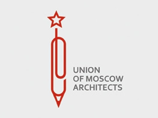 回形针LOGO设计-Union of Moscow Architects品牌logo设计