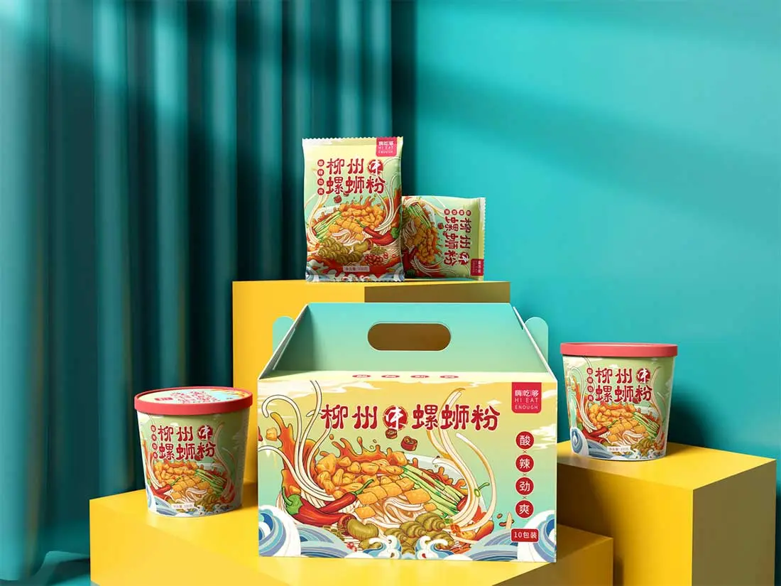 柳州螺蛳粉包装设计