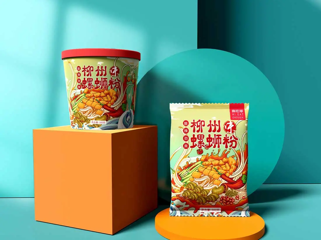 柳州螺蛳粉包装设计