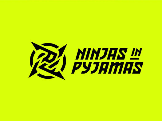 睡衣忍者（NiP） logo设计含义及电竞标志设计理念