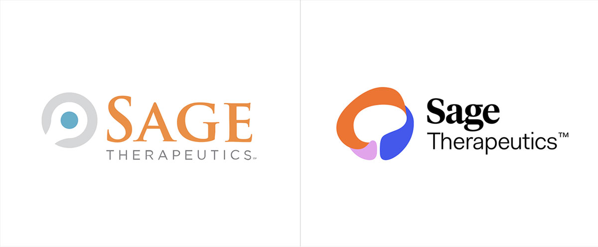 Sage Therapeutics生物制药新旧logo