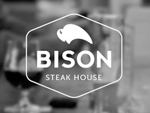 Bison牛排logo