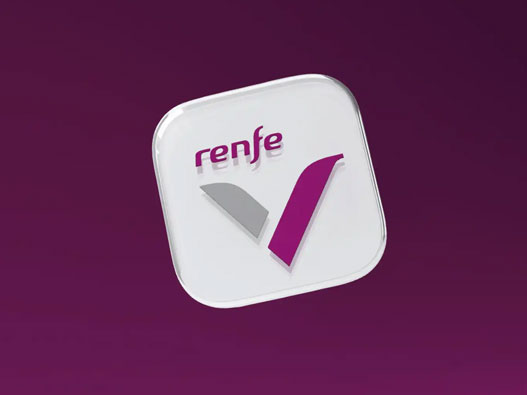 西班牙高铁（Renfe AVE）logo设计含义及高铁标志设计理念