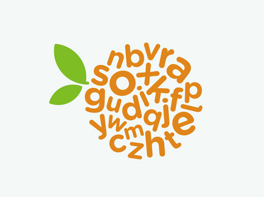 启橙教育logo设计图片