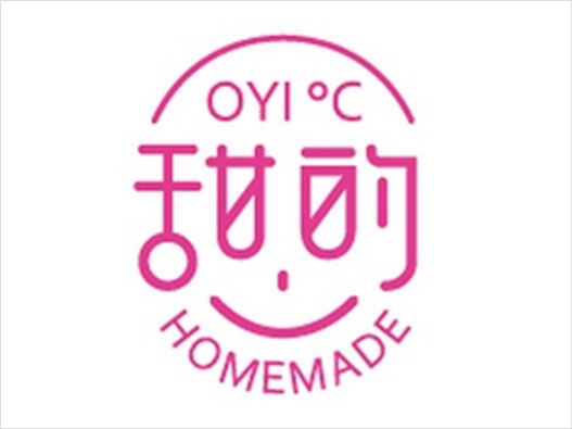 蛋糕LOGO设计-OYI°C home made甜品牌logo设计