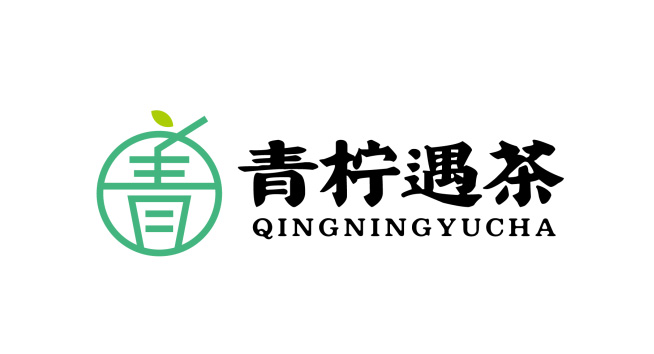 青柠遇茶logo设计含义及食品品牌标志设计理念