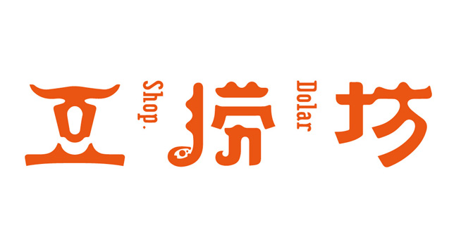 豆捞坊牛肉火锅logo设计含义及餐饮品牌标志设计理念