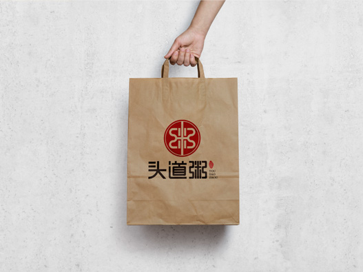 头道粥logo设计含义及餐饮品牌标志设计理念