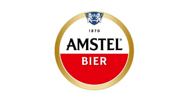 阿姆斯特尔（Amstel）logo设计含义及啤酒标志设计理念