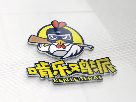 啃乐鸡派标志图片