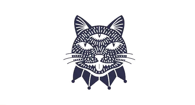 三眼野猫啤酒标志图片