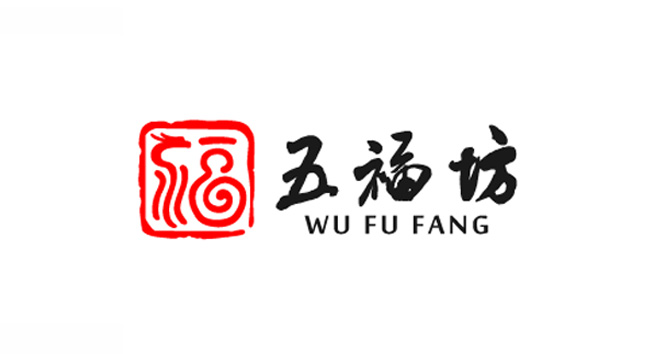 五福坊logo设计含义及食品品牌标志设计理念