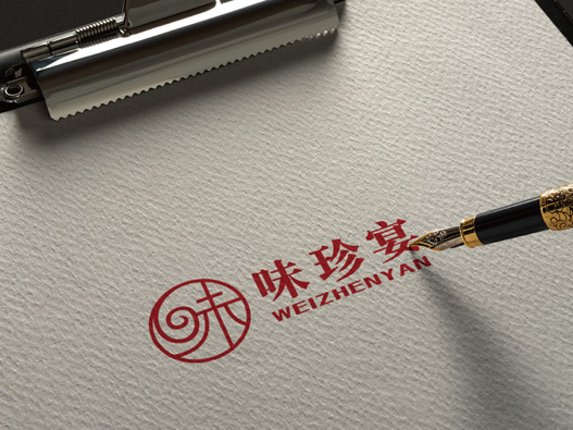 味珍宴标志图片