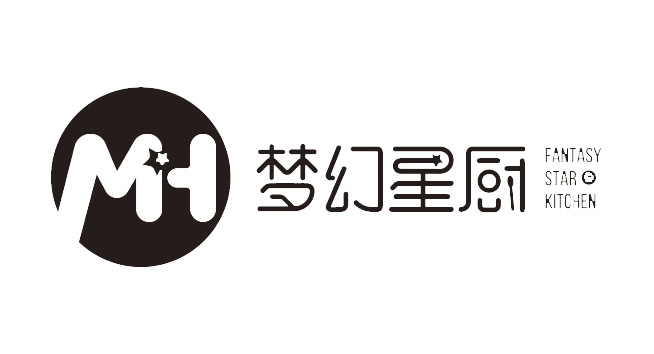 梦幻星厨logo设计含义及餐饮品牌标志设计理念
