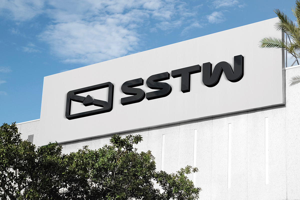 SSTW logo招牌应用效果图