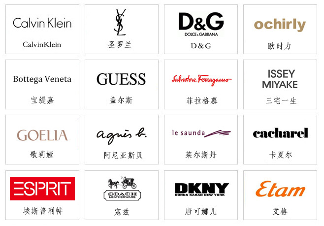 衣服品牌logo大全图标图片