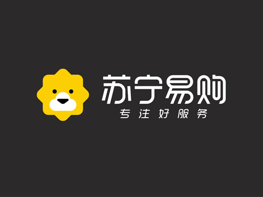 苏宁易购logo设计-狮子图形logo设计理念