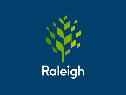 橡树之城罗利Raleigh启用全新的城市形象标识