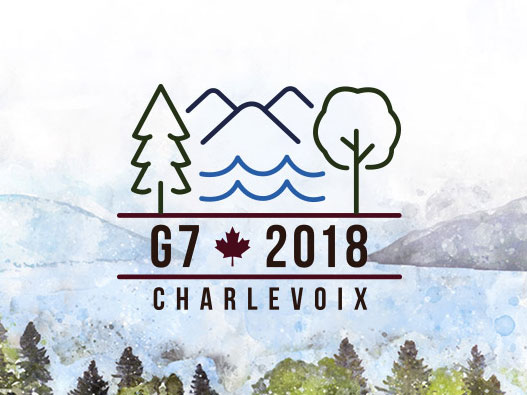 加拿大2018年七国集团峰会G7官方LOGO发布