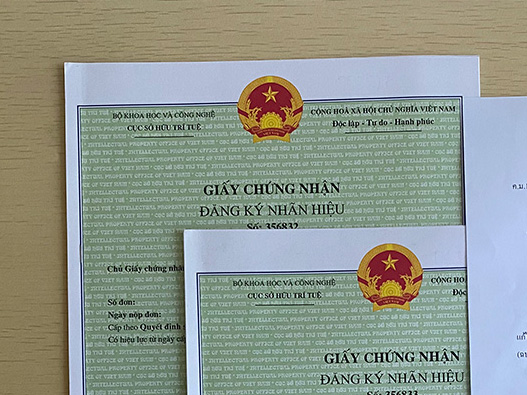 越南泰国商标注册证书