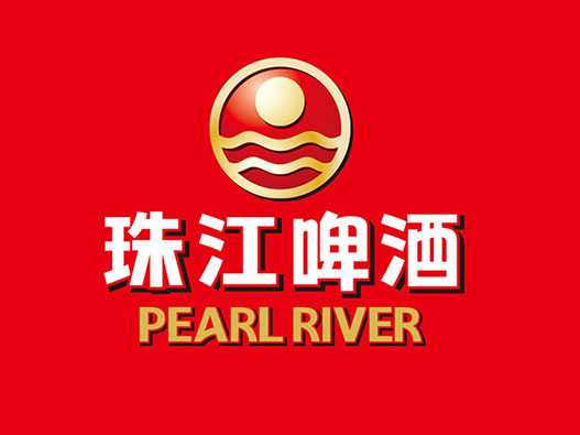 珠江啤酒PEARLRIVER logo设计含义及设计理念