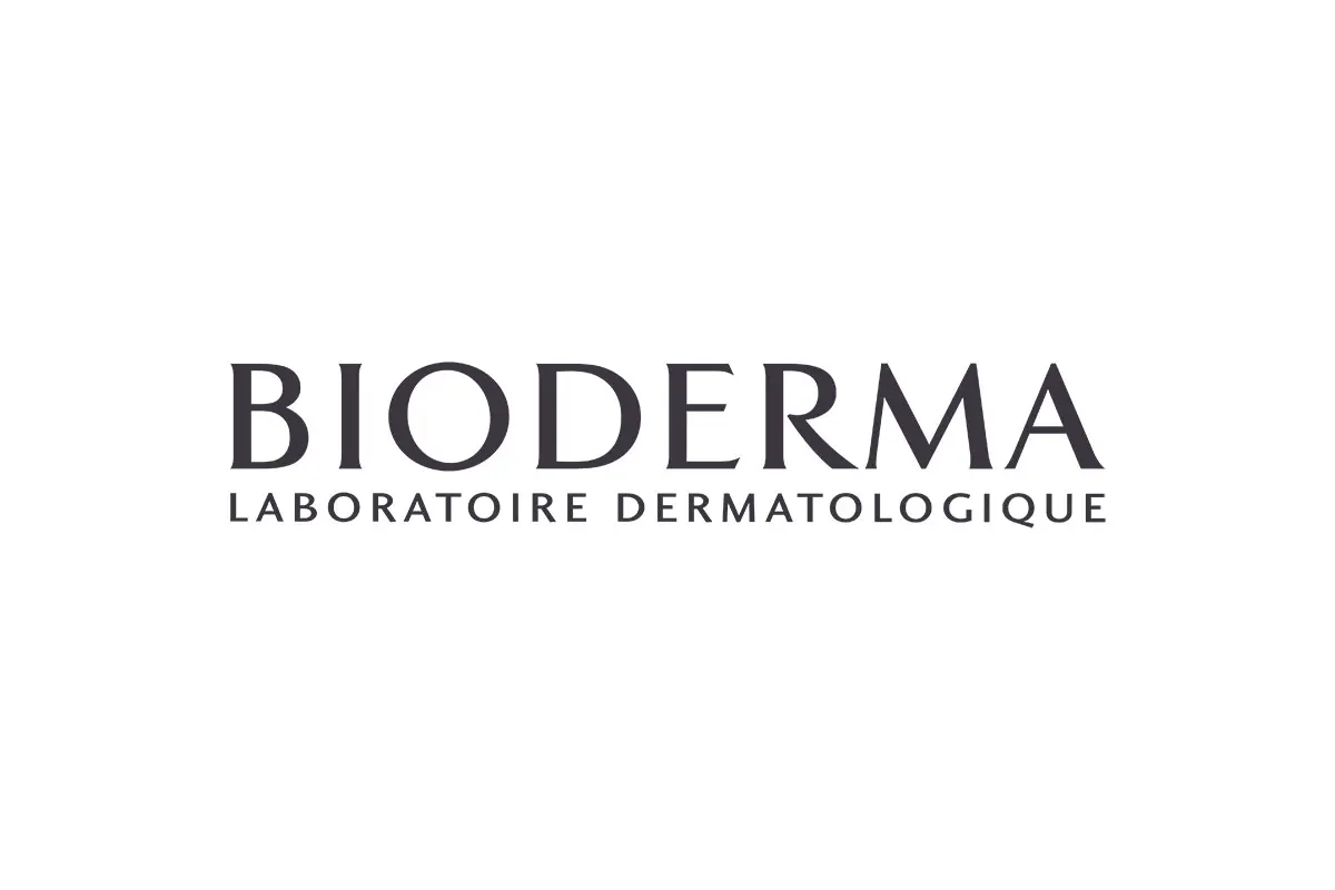 Bioderma法国贝德玛化妆品logo设计-无衬线字体logo设计