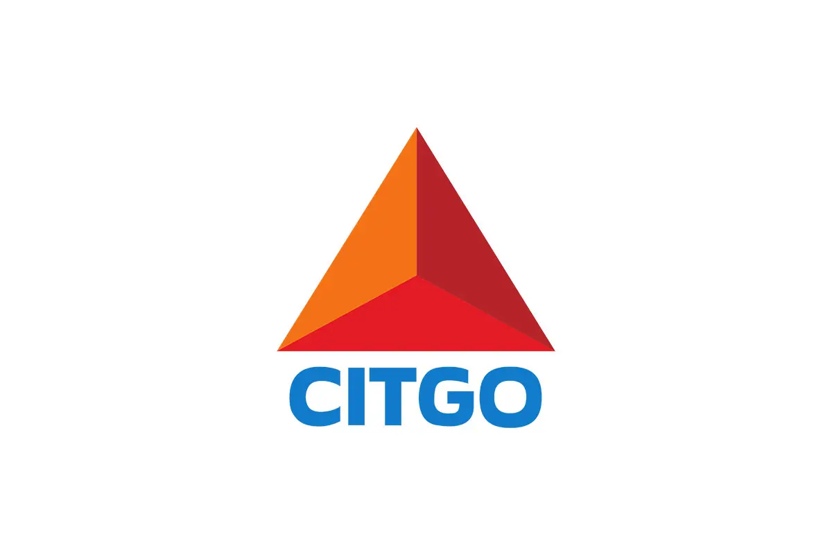 Citgo雪铁戈石油LOGO设计-三棱锥形logo设计