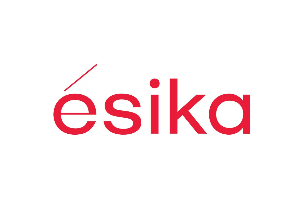Esika哥伦比亚埃斯卡个人护理logo设计-无衬线字体logo设计