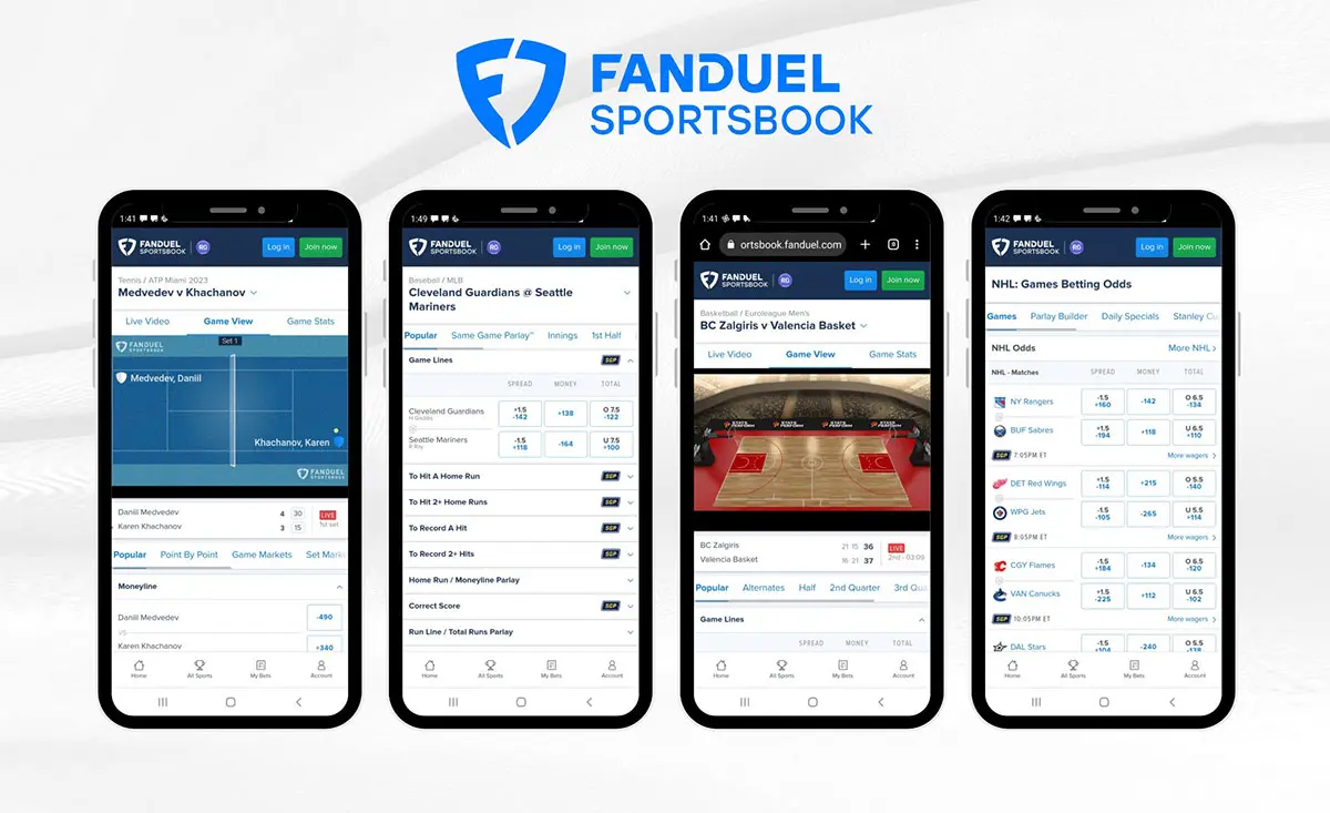 FanDuel在线网络赌博-蓝色标志设计公司