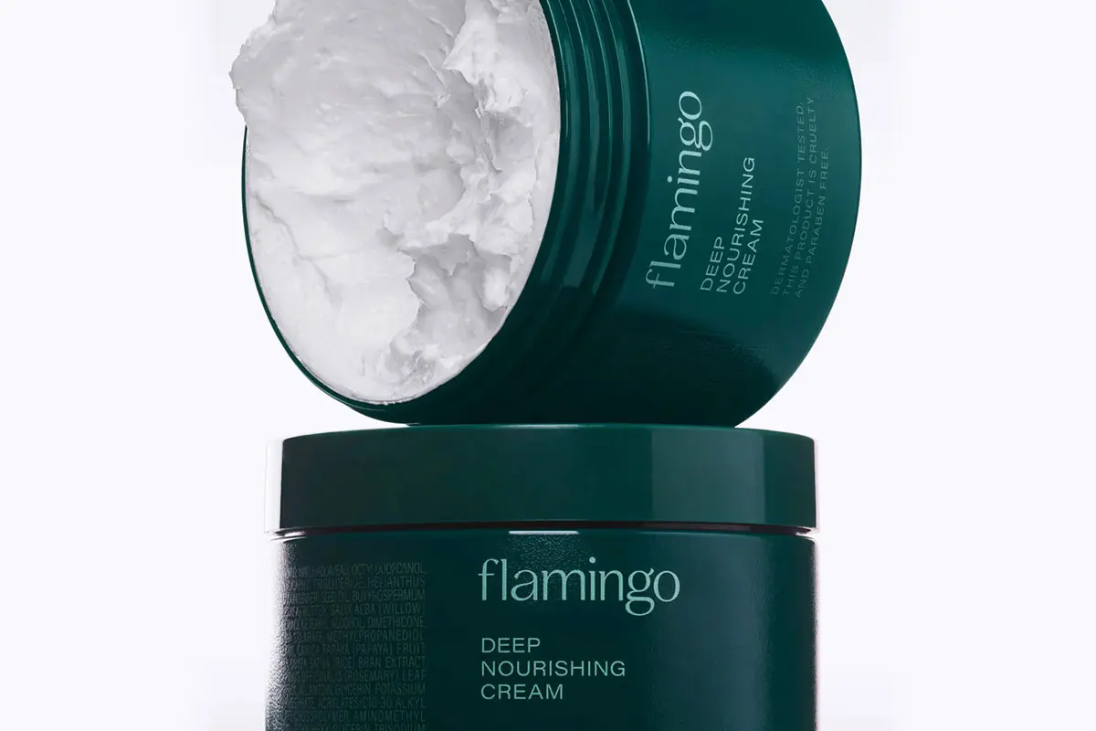 Flamingo美国火烈鸟女士剃刀-身体护理产品logo设计