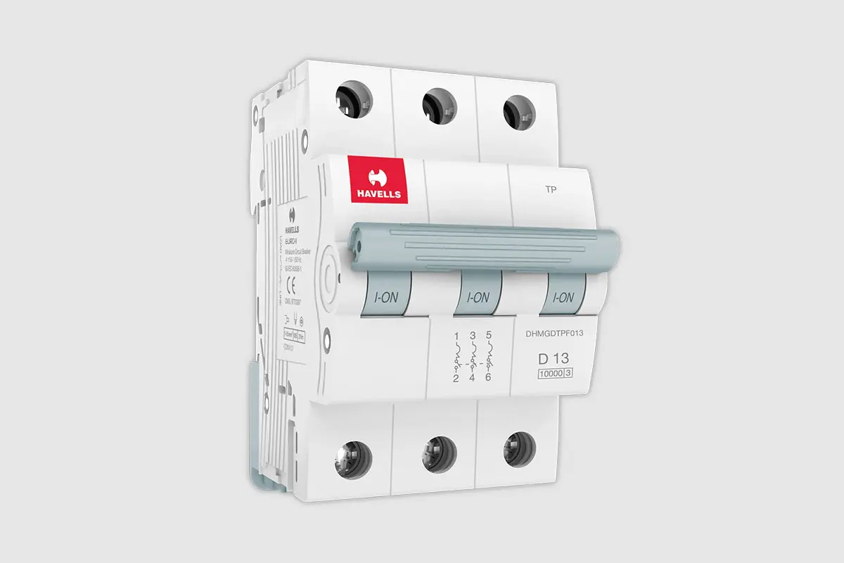 Havells印度电气设备制造商-红白双色logo设计公司