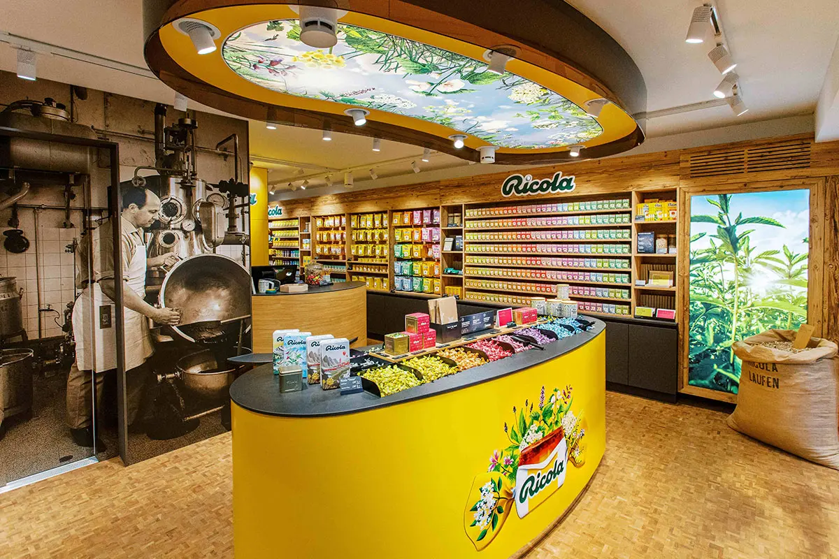 Ricola‌瑞士利口乐润喉糖-阿尔卑斯产品logo设计公司