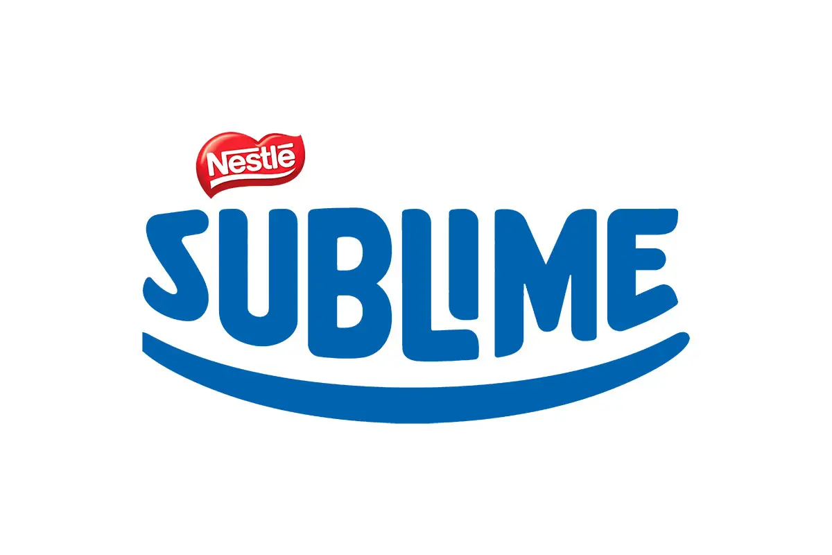 Sublime chocolate雀巢巧克力LOGO设计-笑脸logo设计