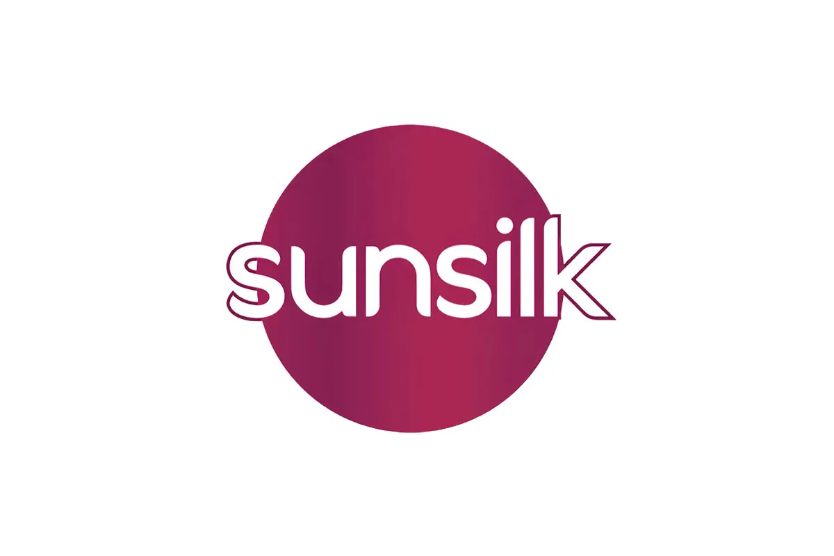 Sunsilk联合利华旗下洗发水logo设计-圆形边界logo设计