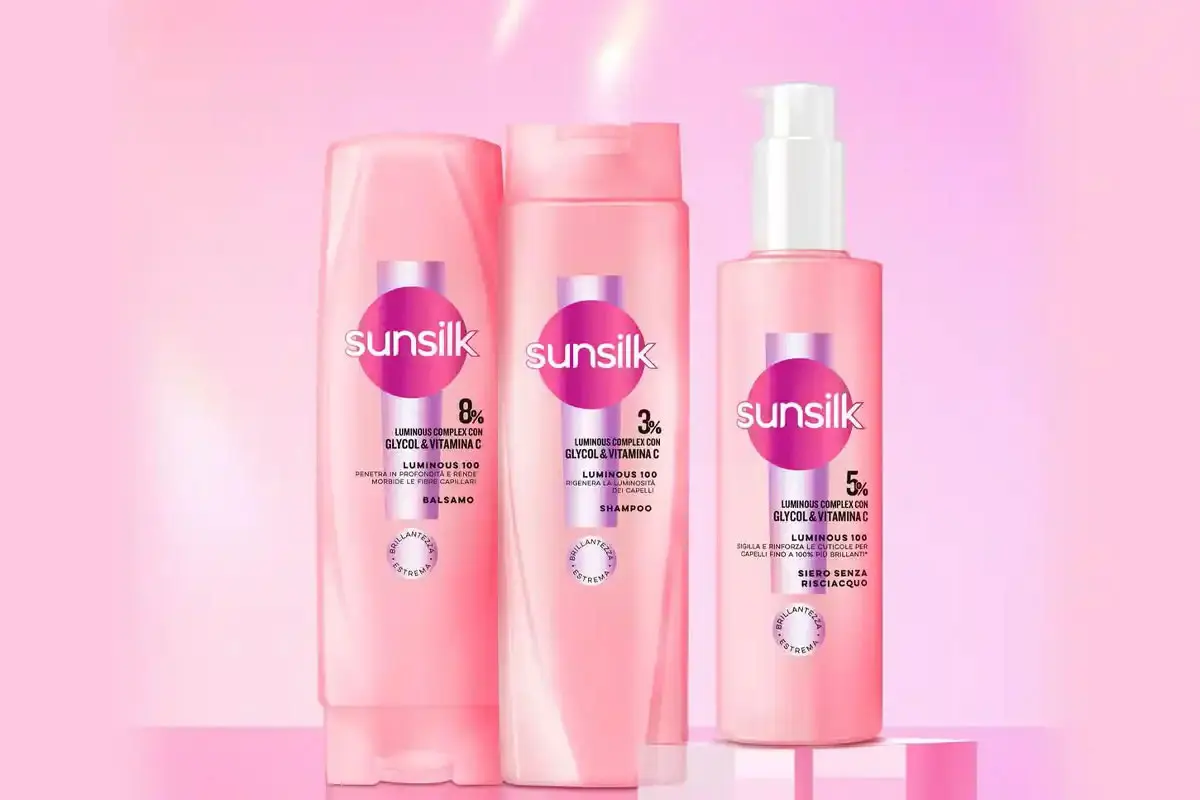 Sunsilk联合利华旗下洗发水-圆润柔和logo设计
