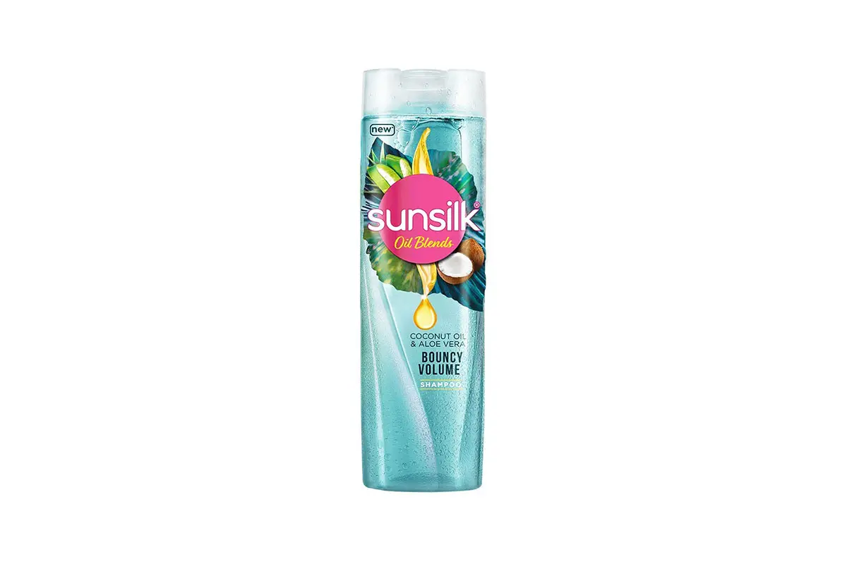 Sunsilk联合利华旗下洗发水紫粉渐变logo设计